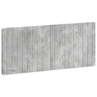 Hoofdbord 120x3x50 cm betongrijs bewerkt hout muurmontage
