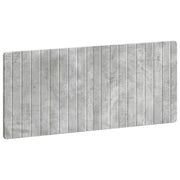 Hoofdbord 120x3x50 cm betongrijs bewerkt hout muurmontage