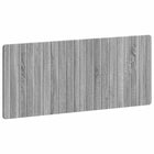 Hoofdbord wandmontage 120 cm grijs Sonoma bewerkt hout