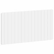 Hoofdbord wandmontage 100x3x50 cm wit bewerkt hout