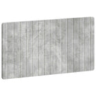 Hoofdbord 100 cm betongrijs bewerkt hout