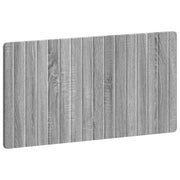 Hoofdbord 100x3x50 cm grijs sonoma bewerkt hout wandmontage