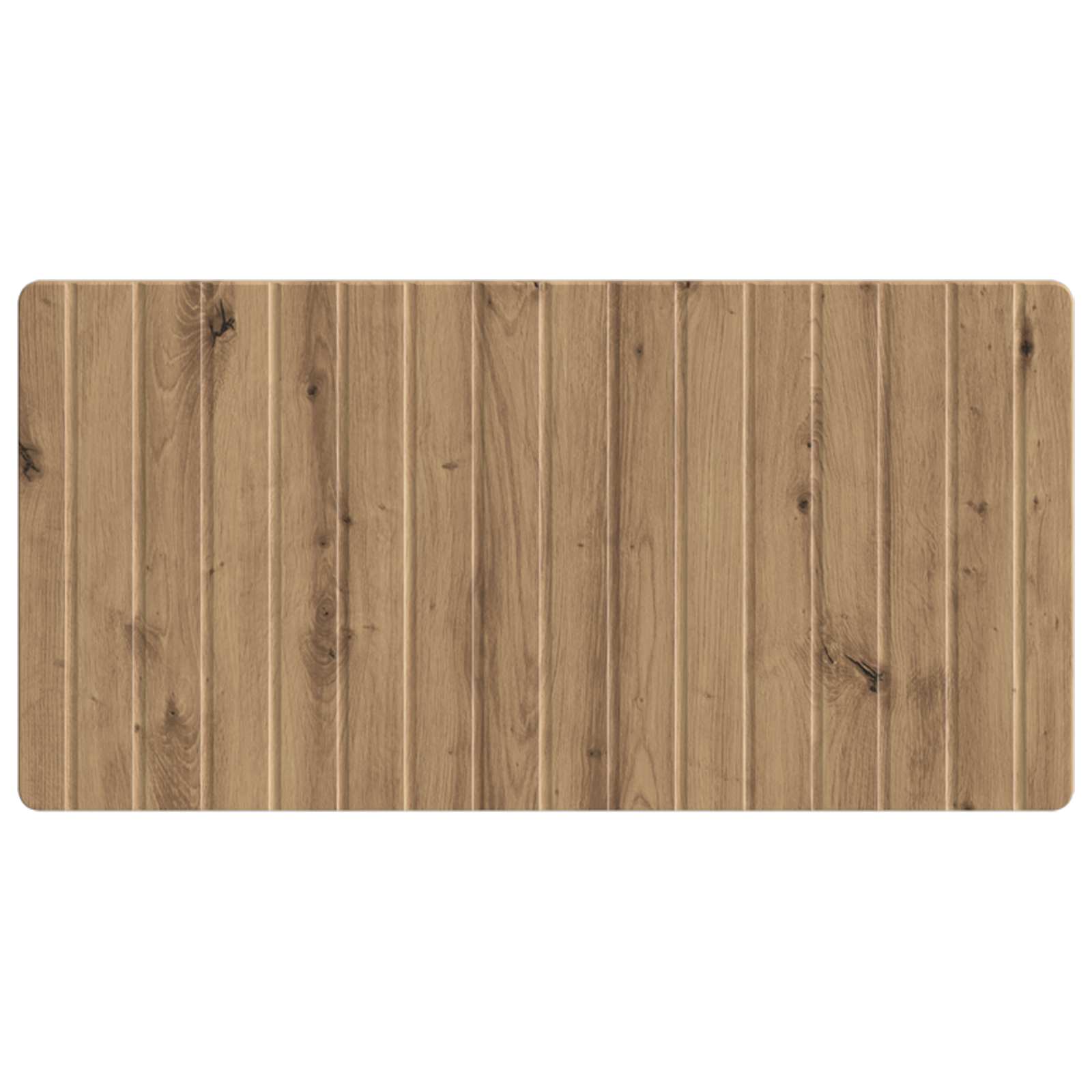 Wandgemonteerd Hoofdeinde ZWOLLE Artisanaal eiken Bewerkt hout