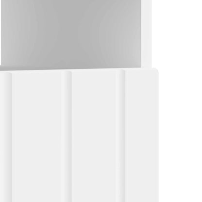 LED tv-meubel Wit Bewerkt hout