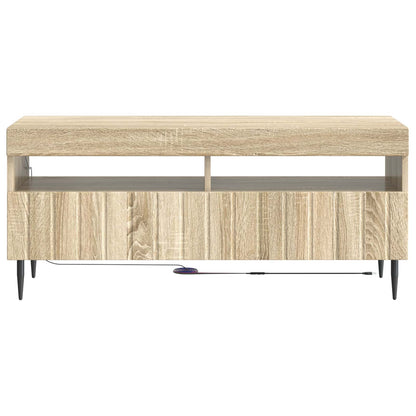 LED tv-meubel Sonoma Eiken Bewerkt hout