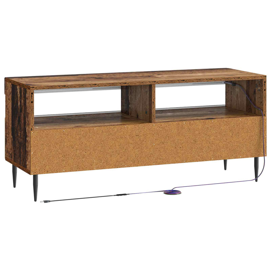 LED tv-meubel Oud hout Bewerkt hout