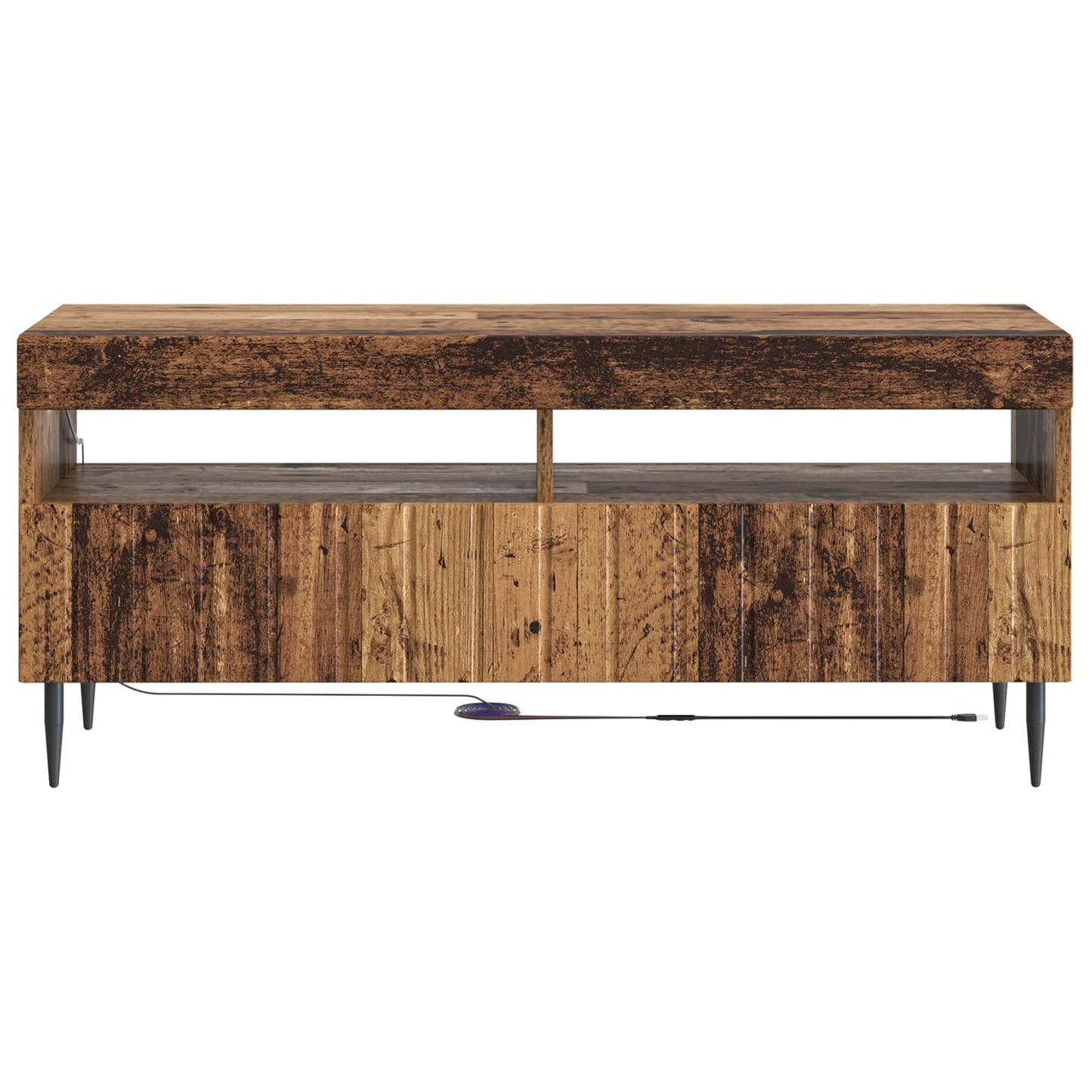 LED tv-meubel Oud hout Bewerkt hout