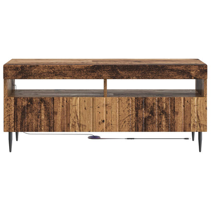 LED tv-meubel Oud hout Bewerkt hout
