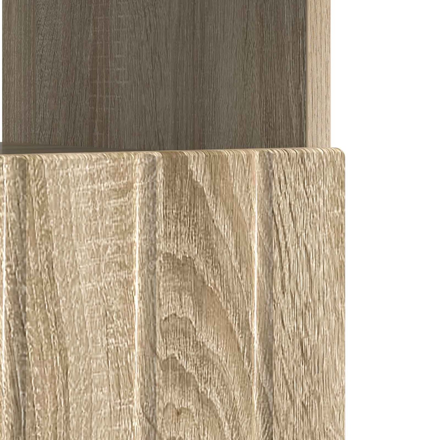 LED tv-meubel ZWOLLE Sonoma Eiken Bewerkt hout