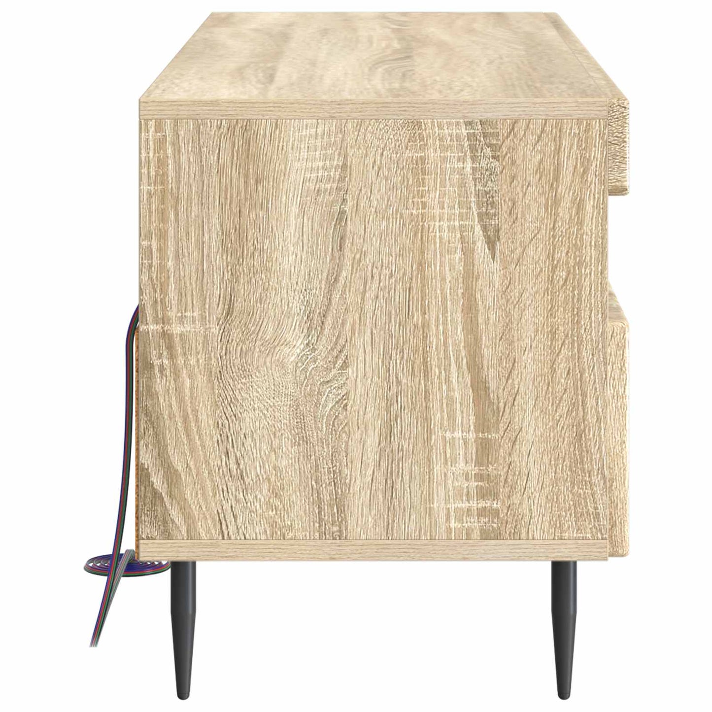 LED tv-meubel ZWOLLE Sonoma Eiken Bewerkt hout