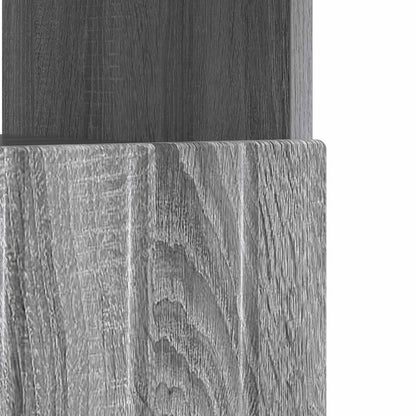LED tv-meubel Grijs Sonoma Bewerkt hout