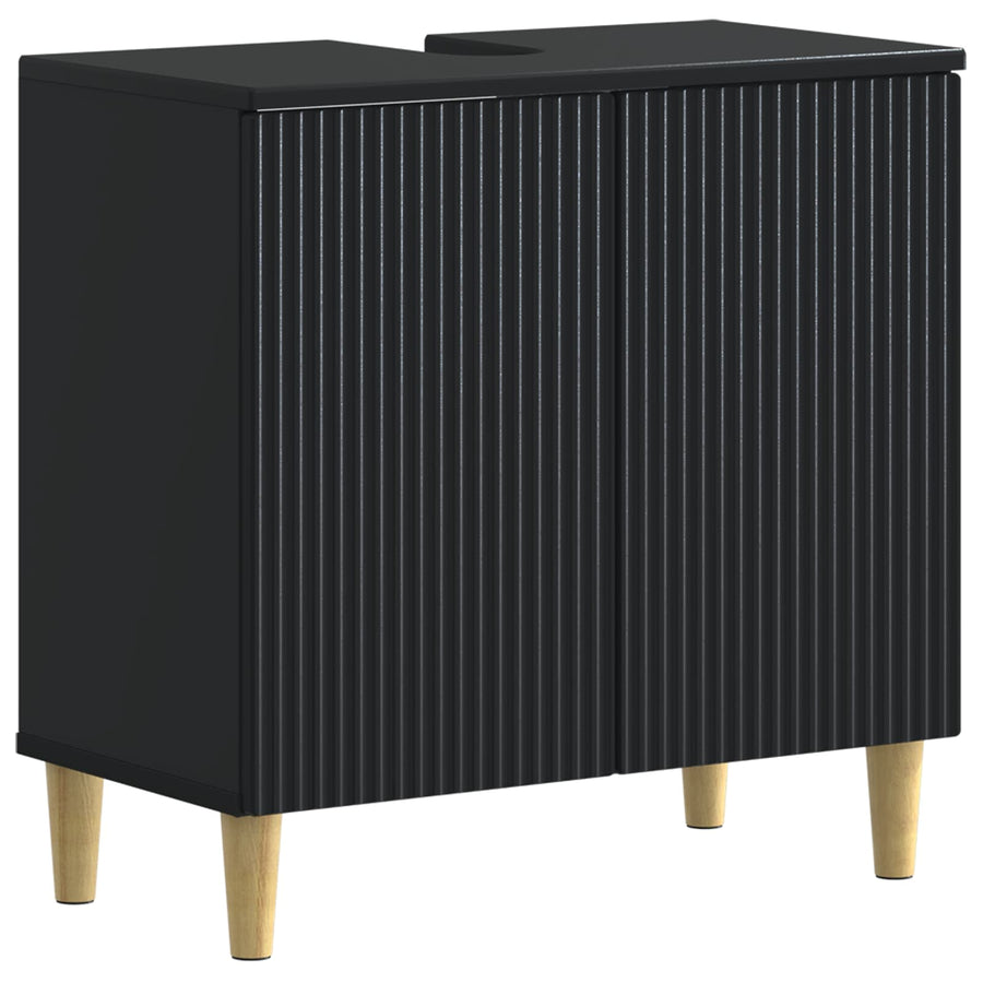 Badkamer wastafelkast ARNHEM Zwart 59,5 x 31,5 x 59 cm