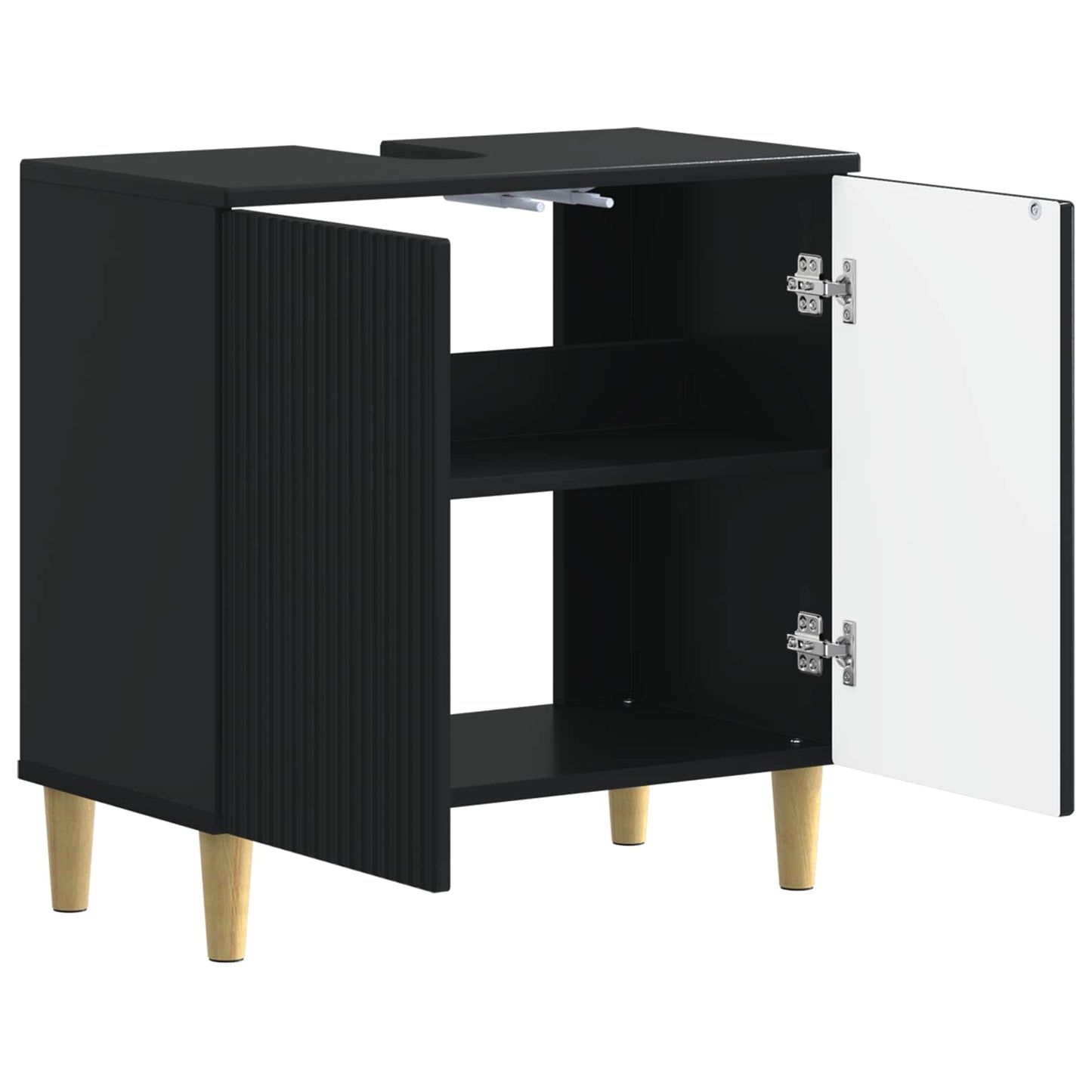 Badkamer wastafelkast ARNHEM Zwart 59,5 x 31,5 x 59 cm