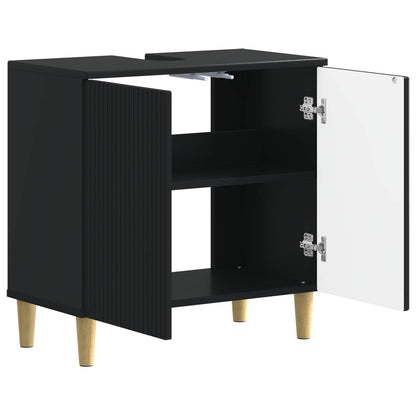 Badkamer wastafelkast ARNHEM Zwart 59,5 x 31,5 x 59 cm