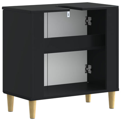 Badkamer wastafelkast ARNHEM Zwart 59,5 x 31,5 x 59 cm