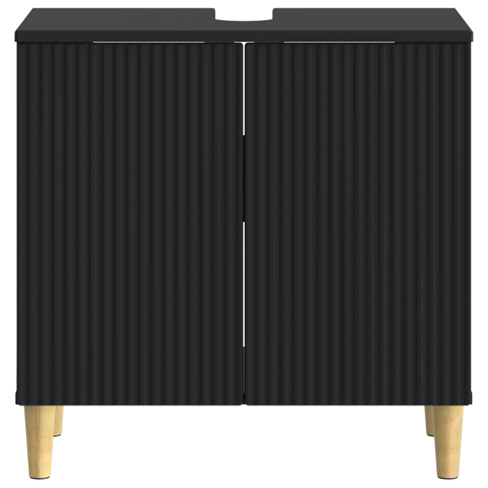 Badkamer wastafelkast ARNHEM Zwart 59,5 x 31,5 x 59 cm