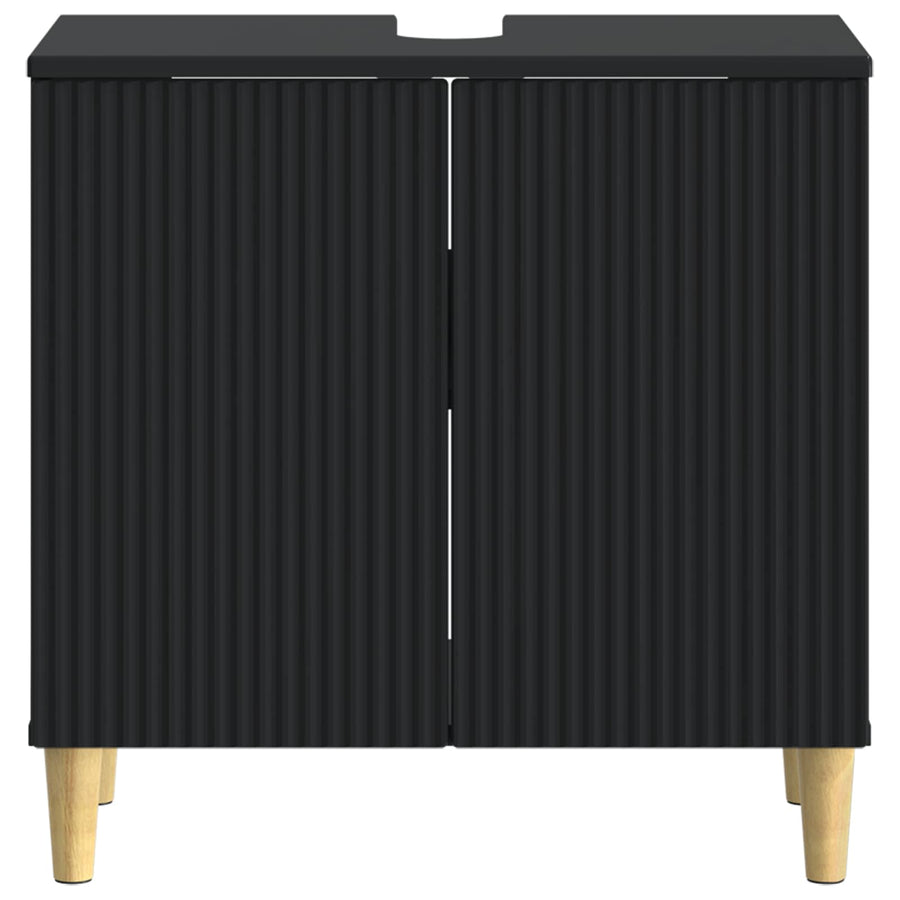 Badkamer wastafelkast ARNHEM Zwart 59,5 x 31,5 x 59 cm