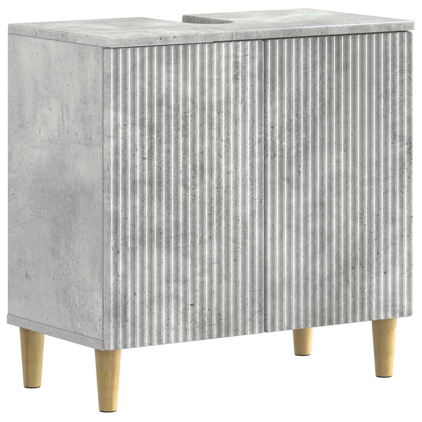 Badkamer wastafelkast ARNHEM Betongrijs 59,5 x 31,5 x 59 cm