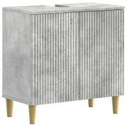 Wastafelkast badkamer 59,5x31,5x59 cm betongrijs