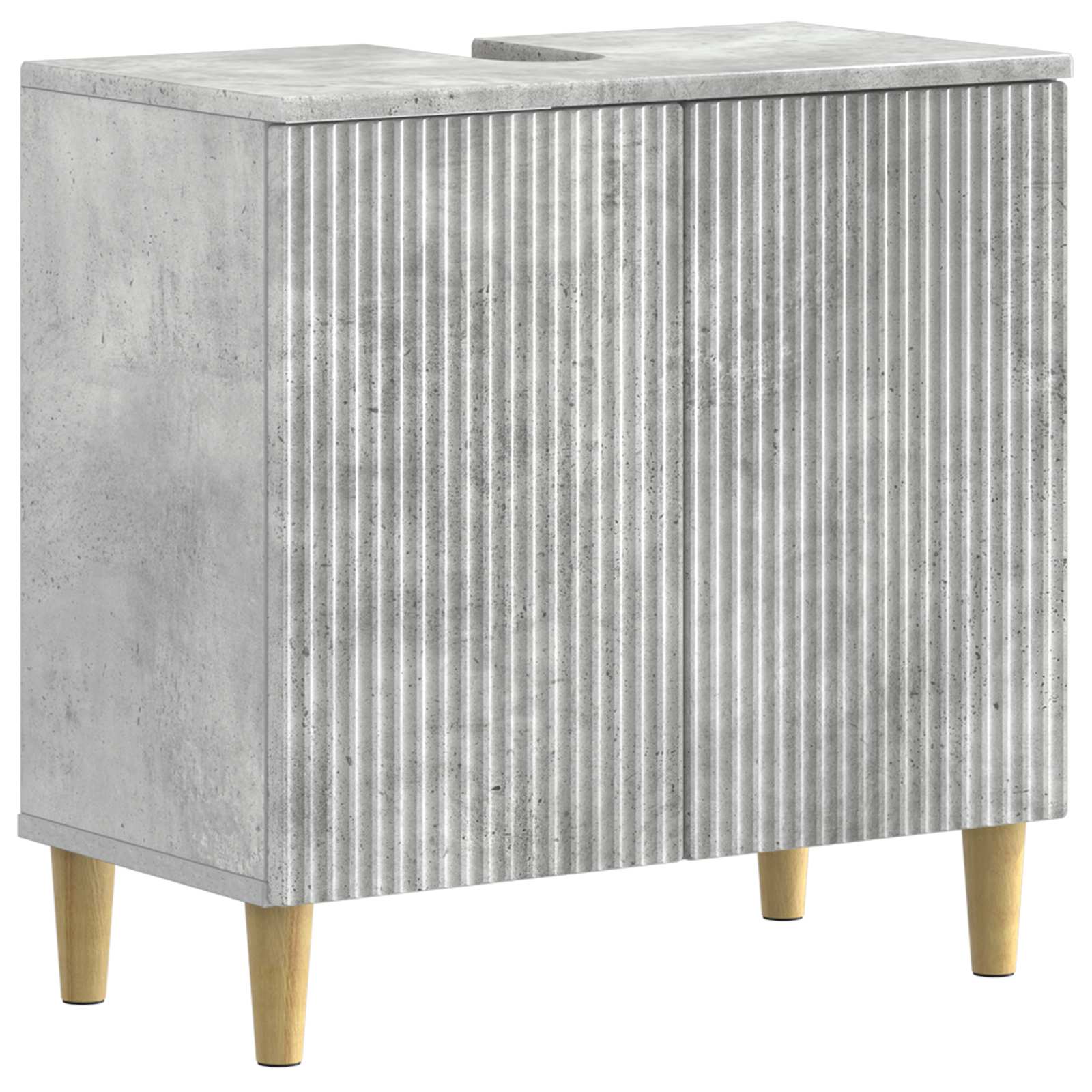 Badkamer wastafelkast ARNHEM Betongrijs 59,5 x 31,5 x 59 cm