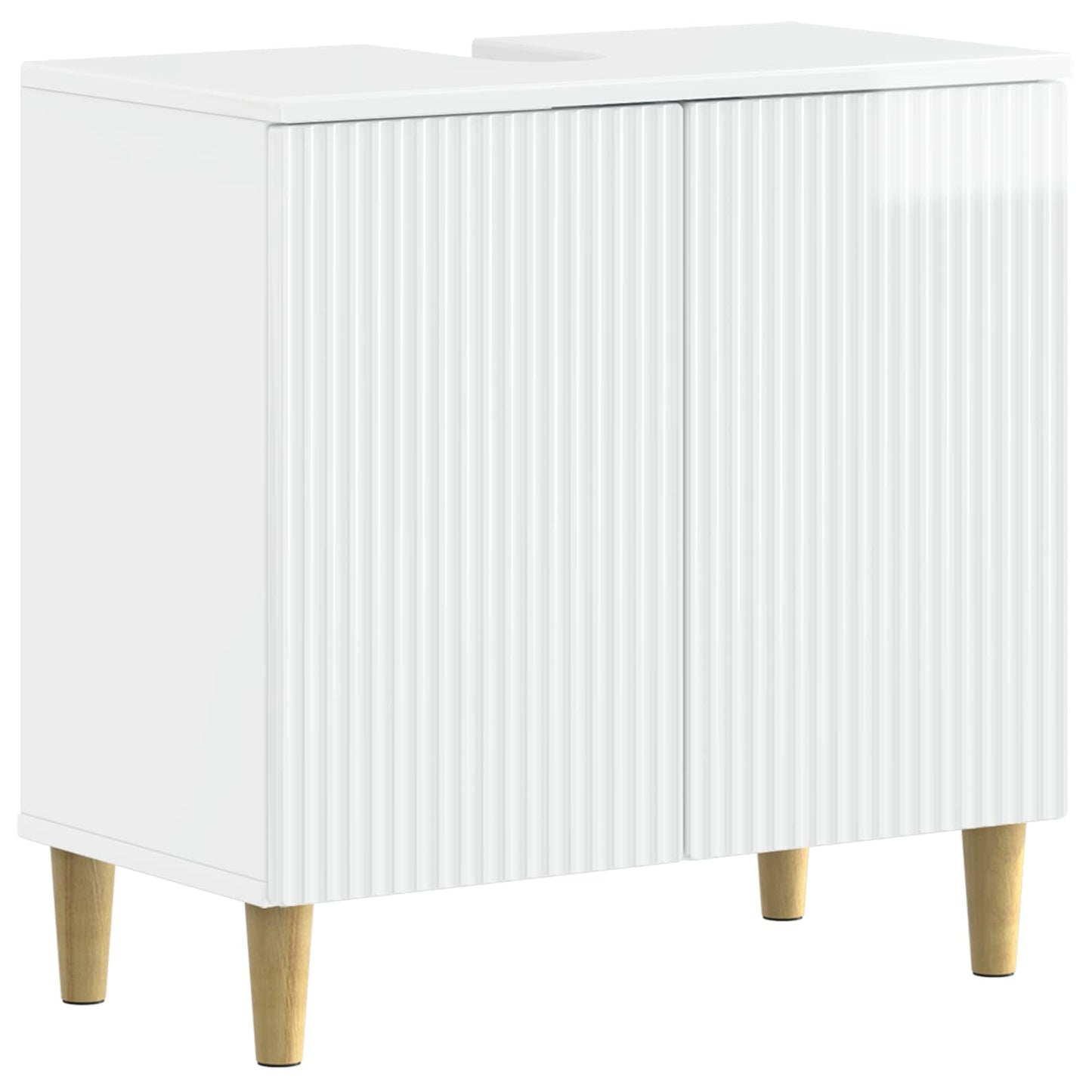 Badkamer wastafelkast ARNHEM Hoogglans Wit 59,5 x 31,5 x 59 cm
