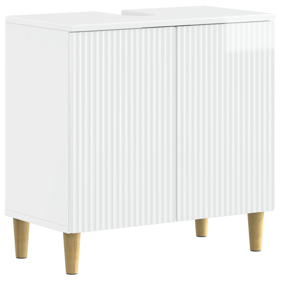 Badkamer wastafelkast ARNHEM Hoogglans Wit 59,5 x 31,5 x 59 cm