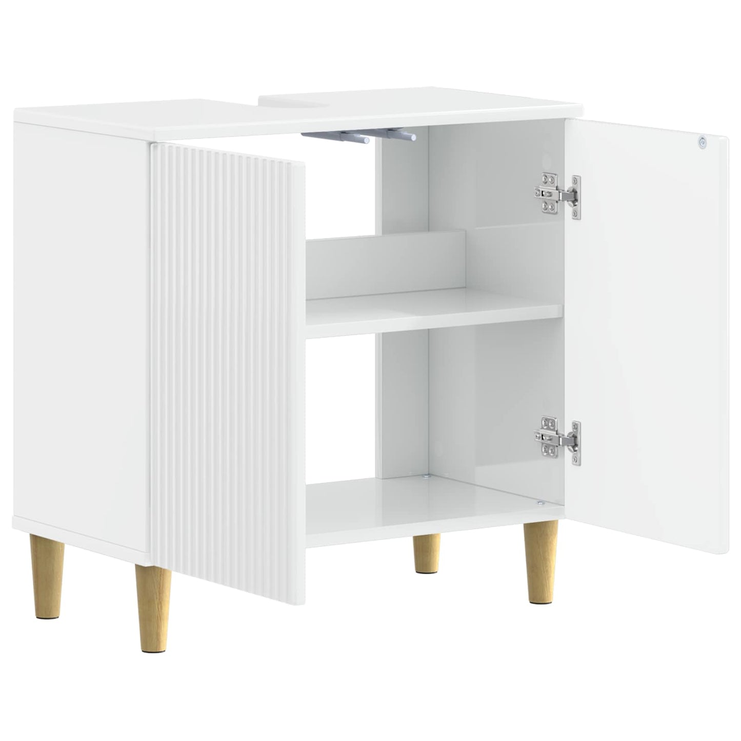 Badkamer wastafelkast ARNHEM Hoogglans Wit 59,5 x 31,5 x 59 cm