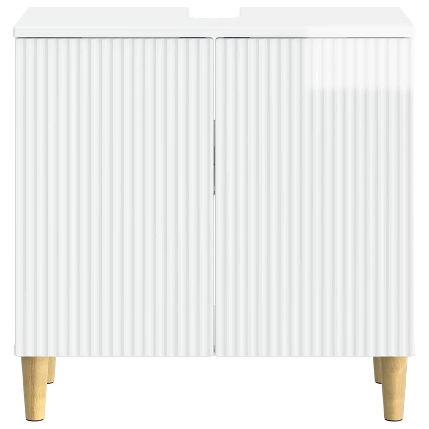 Badkamer wastafelkast ARNHEM Hoogglans Wit 59,5 x 31,5 x 59 cm