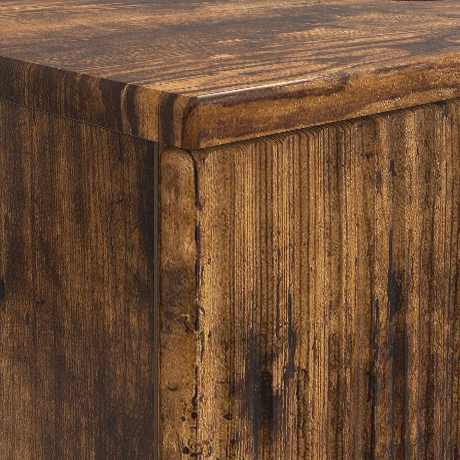 Badkamer wastafelkast ARNHEM Gerookt eiken 59,5 x 31,5 x 59 cm