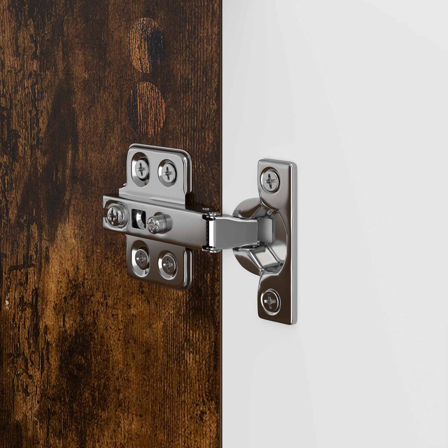Badkamer wastafelkast ARNHEM Gerookt eiken 59,5 x 31,5 x 59 cm