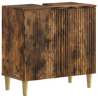 Badkamerkast gerookt eiken 59,5x31,5x59 cm