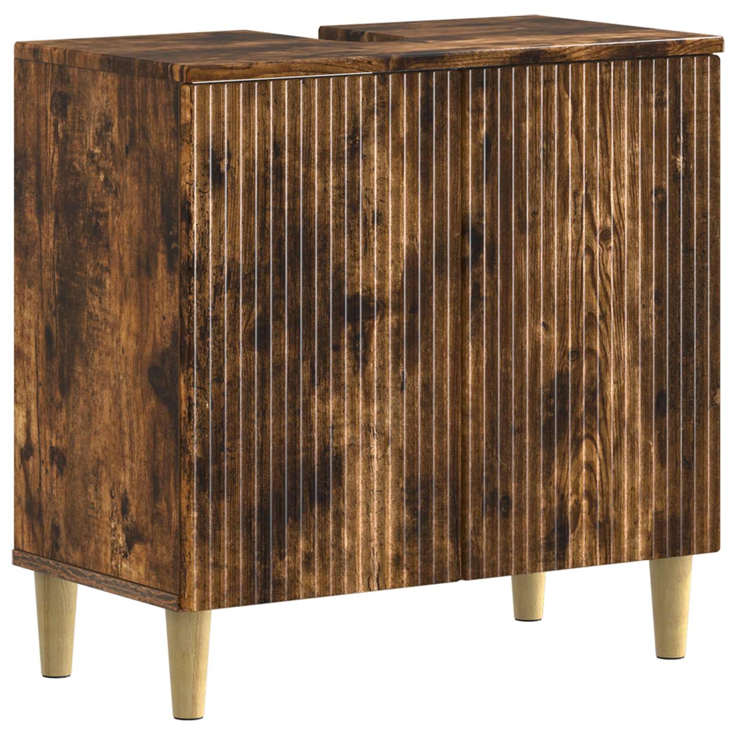 Badkamer wastafelkast ARNHEM Gerookt eiken 59,5 x 31,5 x 59 cm