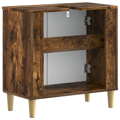 Badkamer wastafelkast ARNHEM Gerookt eiken 59,5 x 31,5 x 59 cm