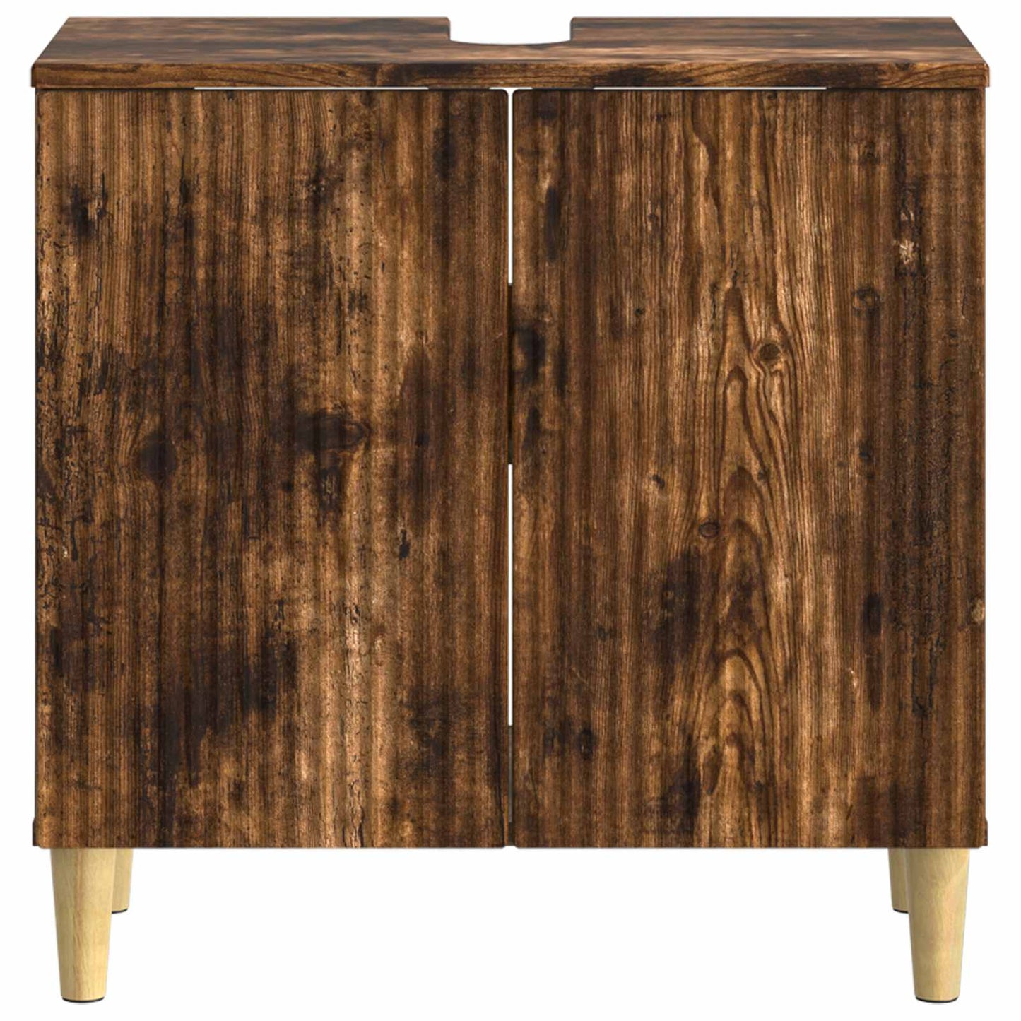 Badkamer wastafelkast ARNHEM Gerookt eiken 59,5 x 31,5 x 59 cm