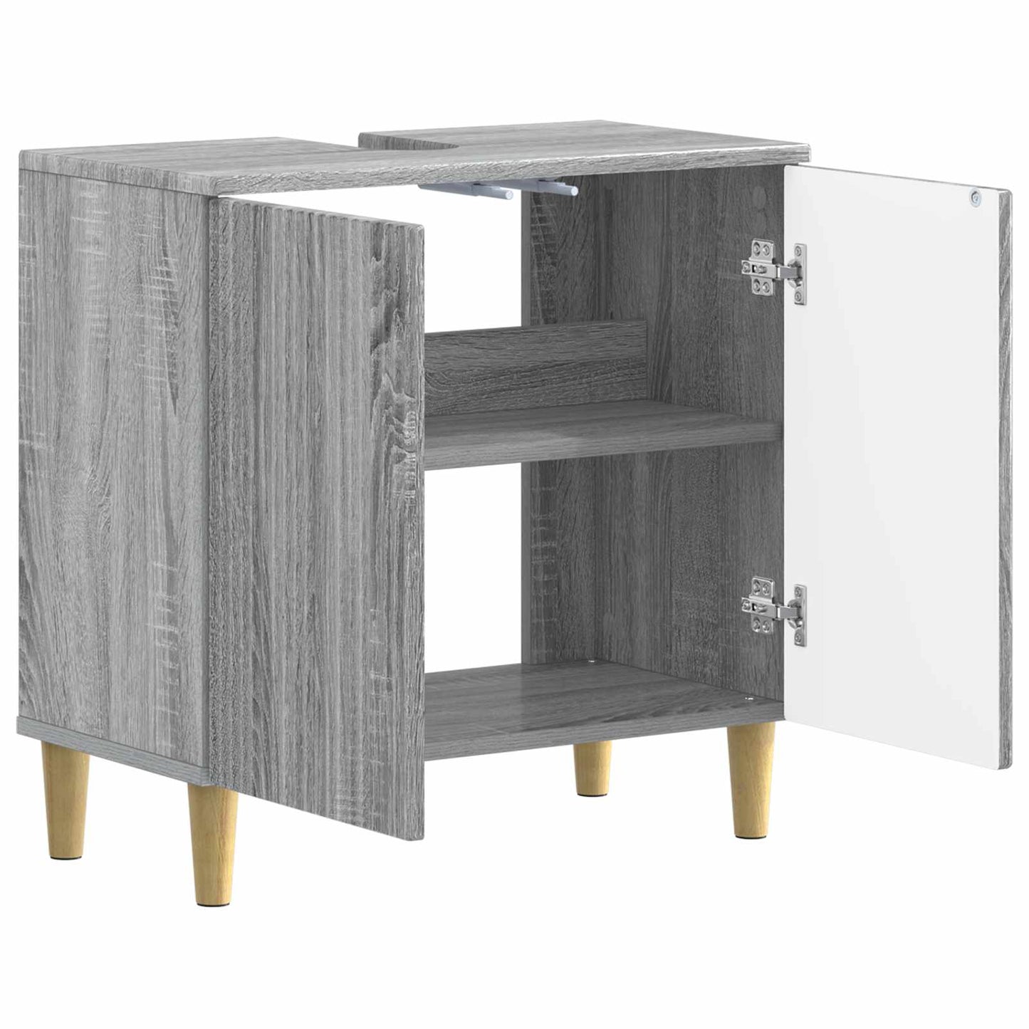 Badkamer wastafelkast ARNHEM Grijs Sonoma 59,5 x 31,5 x 59 cm