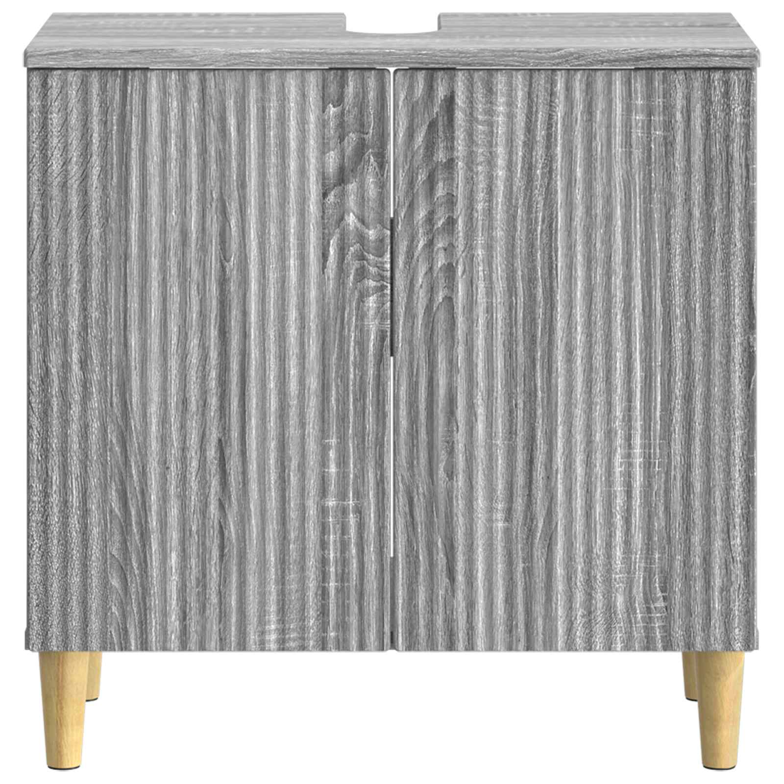 Badkamer wastafelkast ARNHEM Grijs Sonoma 59,5 x 31,5 x 59 cm
