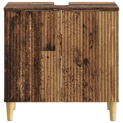Badkamer wastafelkast ARNHEM Oud hout 59,5 x 31,5 x 59 cm