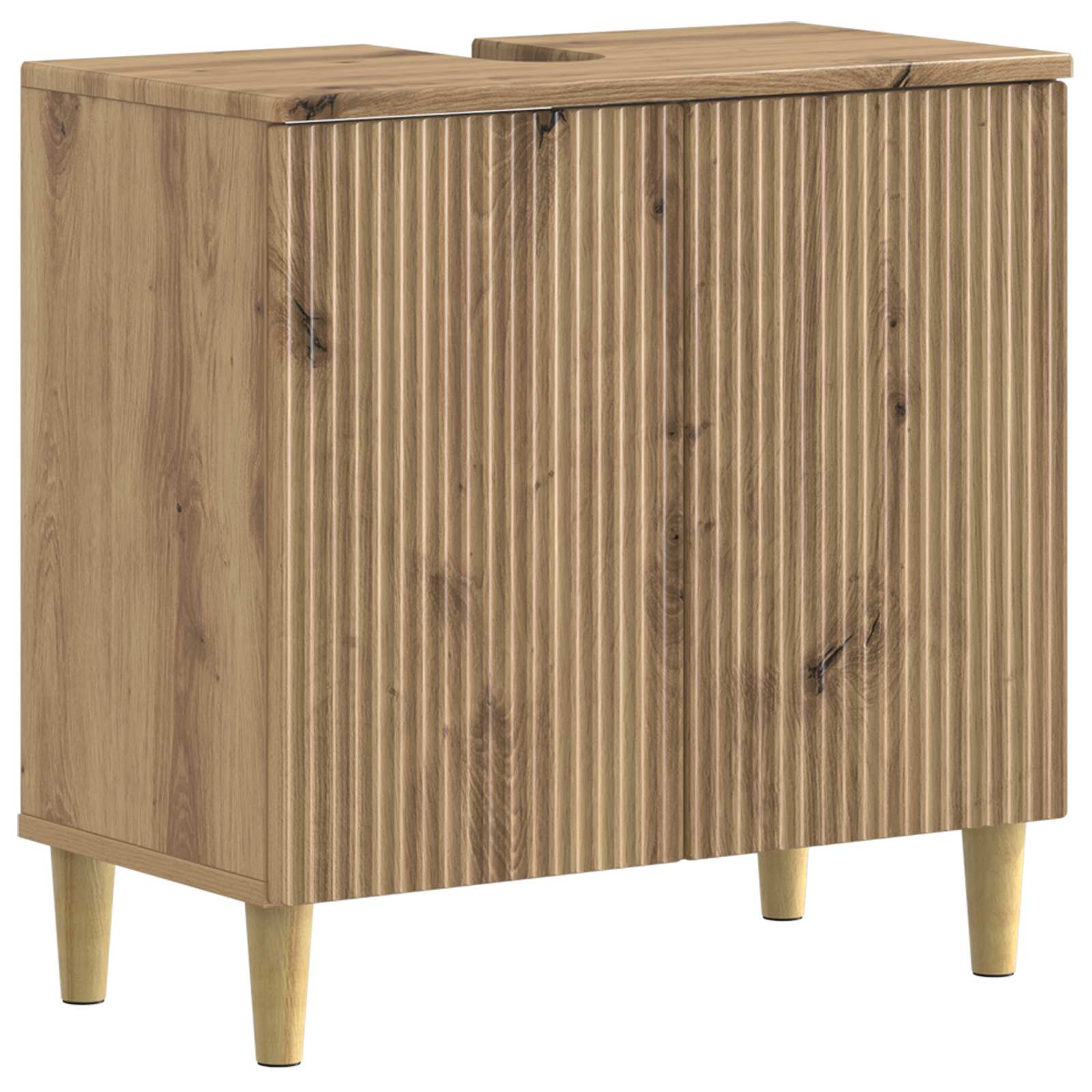 Badkamer wastafelkast ARNHEM Artisanaal eiken