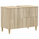 Wastafelkast badkamer 82x41x59 cm Sonoma Eiken