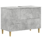 Wastafelkast badkamer 82x41x59 cm betongrijs
