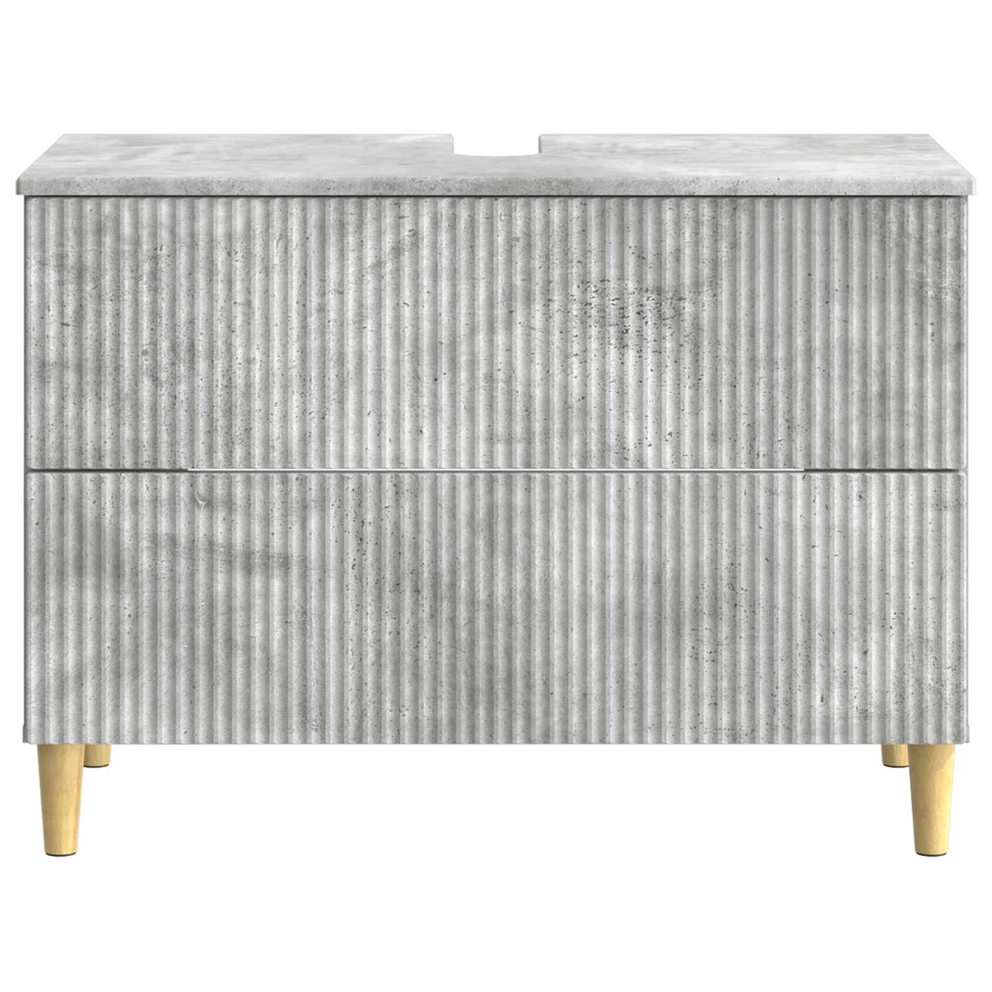 Badkamer wastafelkast ARNHEM Betongrijs 82 x 41 x 59 cm