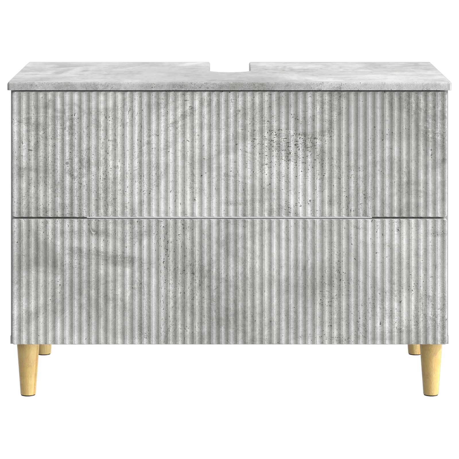 Badkamer wastafelkast ARNHEM Betongrijs 82 x 41 x 59 cm