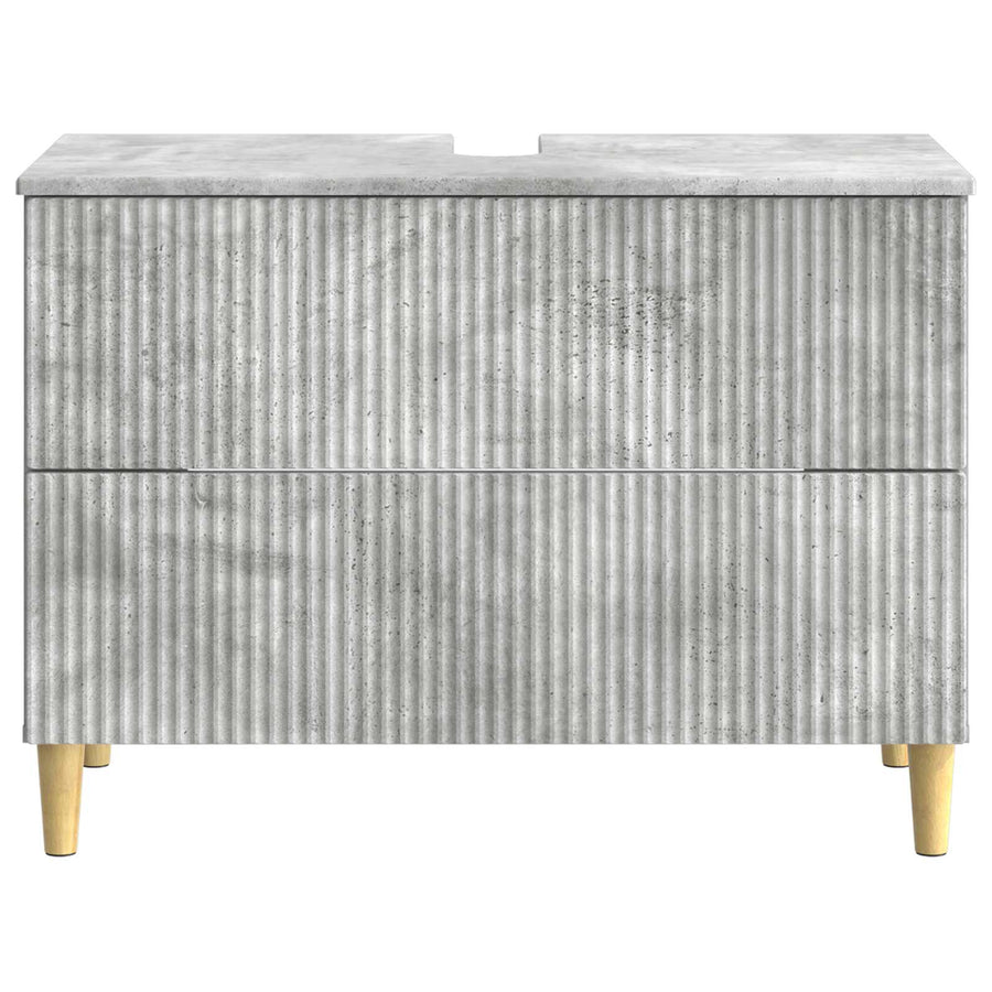 Badkamer wastafelkast ARNHEM Betongrijs 82 x 41 x 59 cm