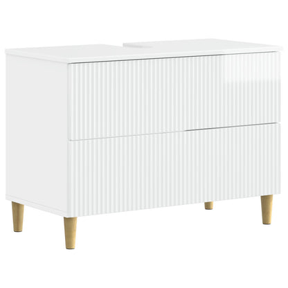 Badkamer wastafelkast ARNHEM Hoogglans Wit 82 x 41 x 59 cm
