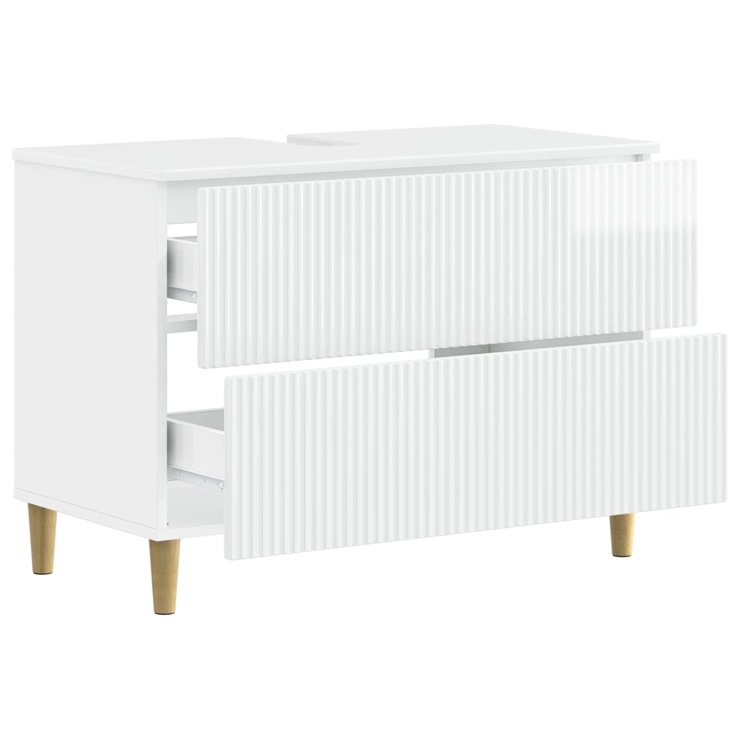 Badkamer wastafelkast ARNHEM Hoogglans Wit 82 x 41 x 59 cm