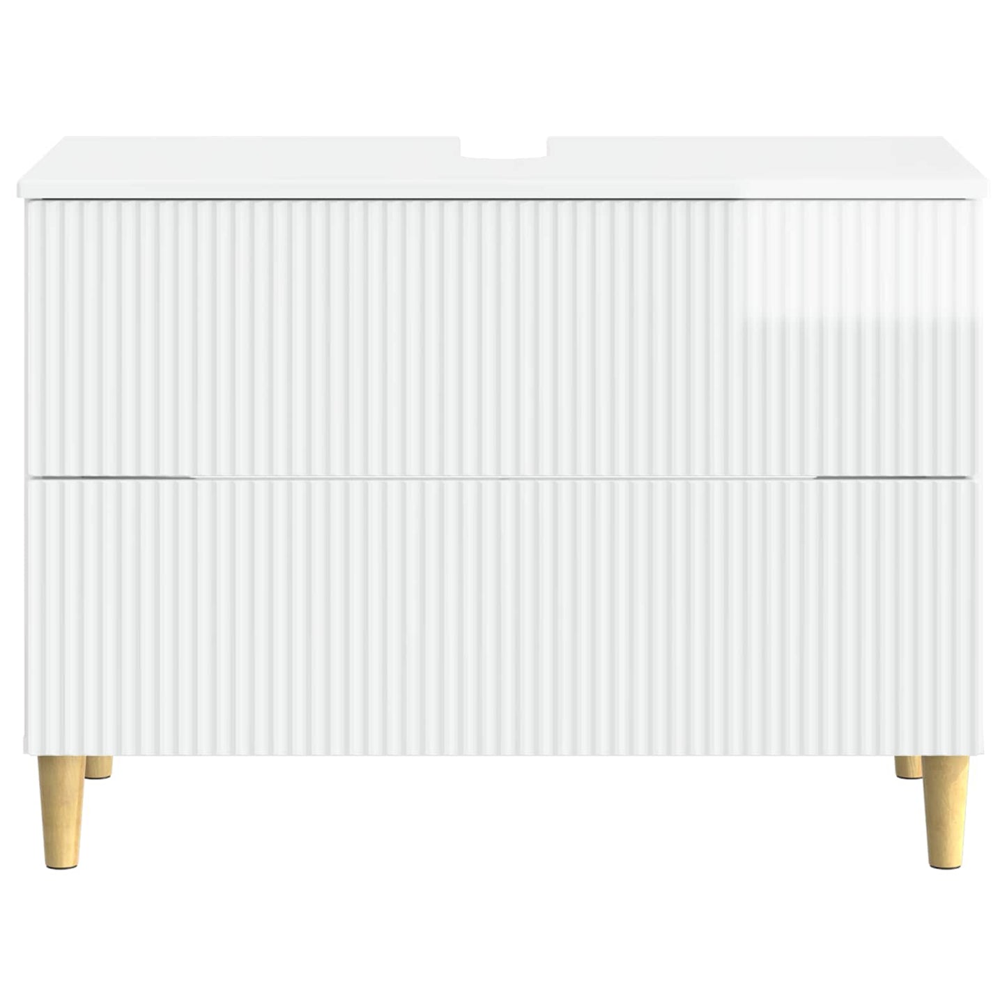 Badkamer wastafelkast ARNHEM Hoogglans Wit 82 x 41 x 59 cm