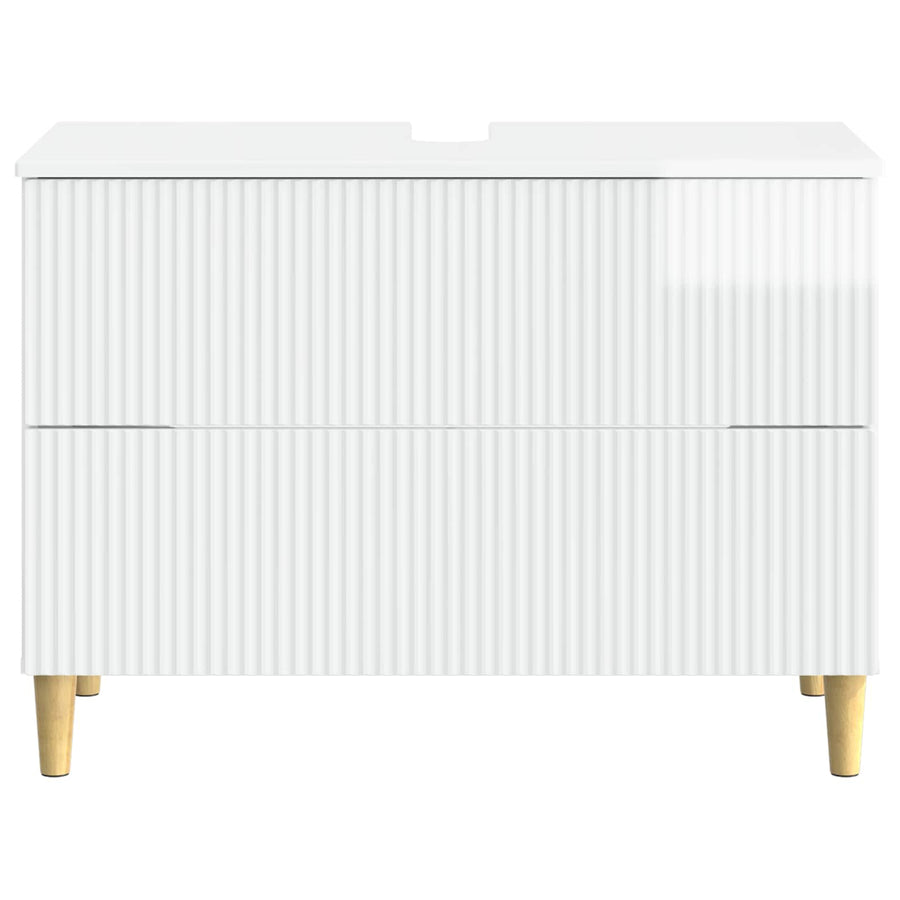 Badkamer wastafelkast ARNHEM Hoogglans Wit 82 x 41 x 59 cm