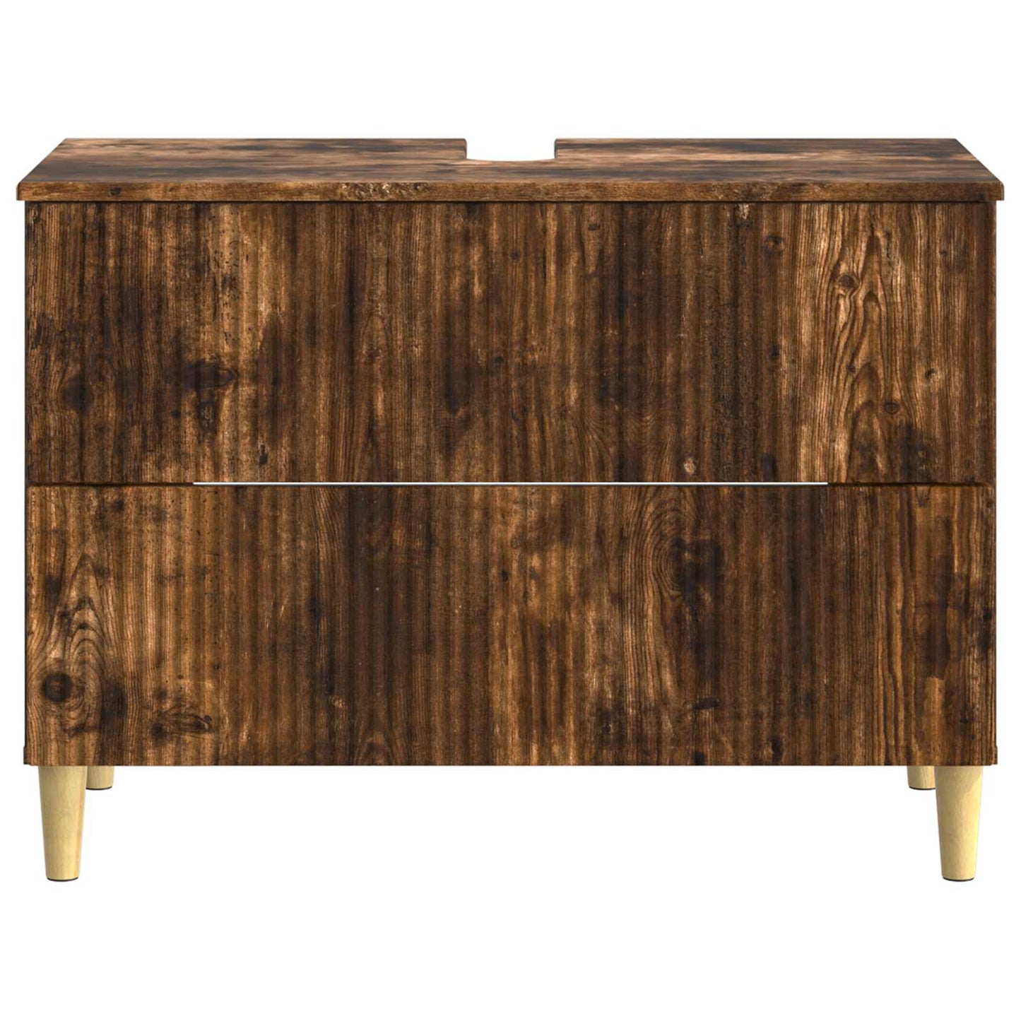 Badkamer wastafelkast ARNHEM Gerookt eiken 82 x 41 x 59 cm