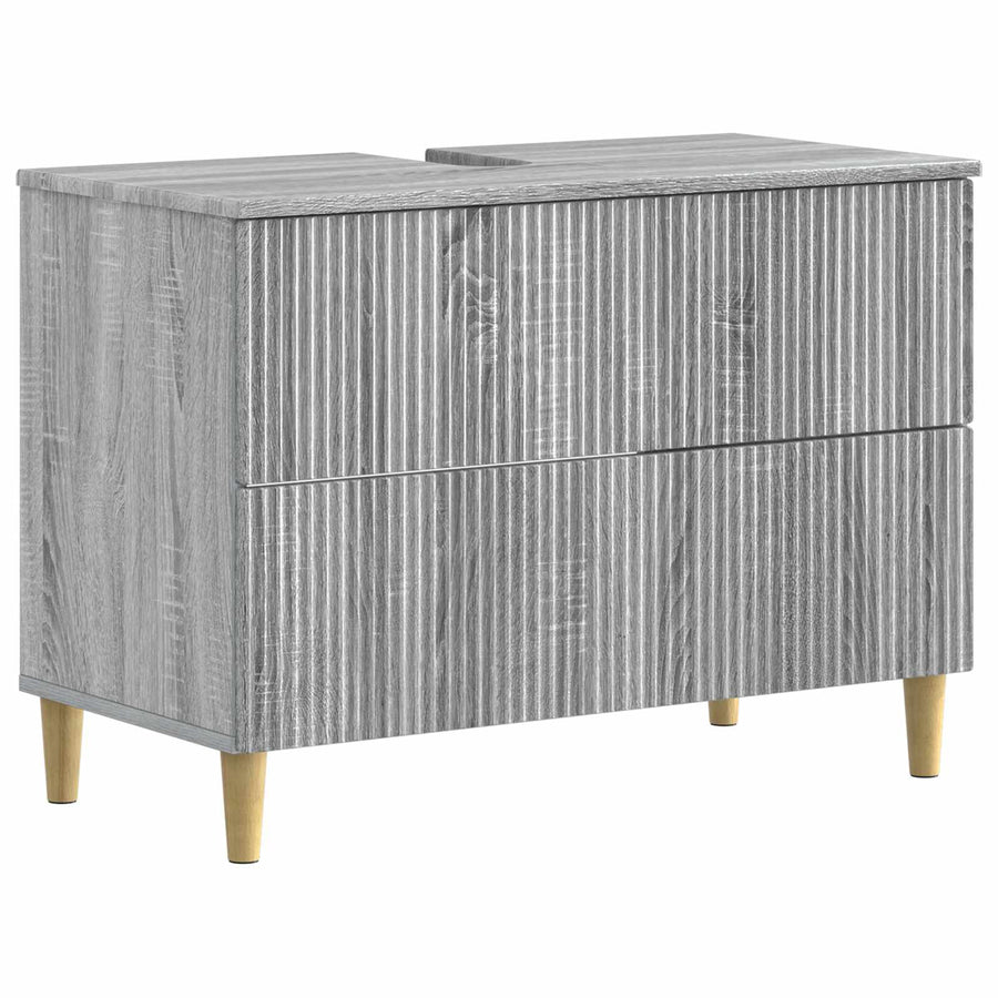 Badkamer wastafelkast ARNHEM Grijs Sonoma 82 x 41 x 59 cm
