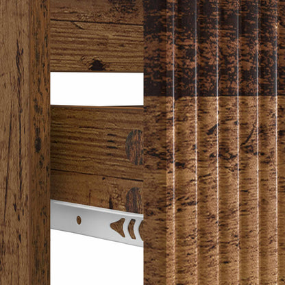 Badkamer wastafelkast ARNHEM Oud hout 82 x 41 x 59 cm